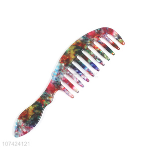 Attractive design Korean-style cellulose acetate sheet comb ladies combs