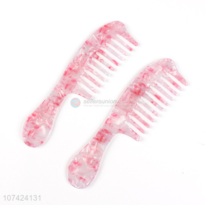 Good market exquisite household cellulose acetate sheet comb women combs
