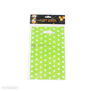 Good sale polka dot printed party favor bag disposable party treat bag