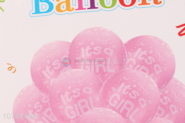 Hot sale round latex balloons for birthday party decoration