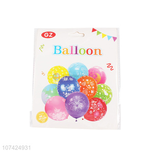 Reasonable price 12 inch latex balloon birthday party balloon set