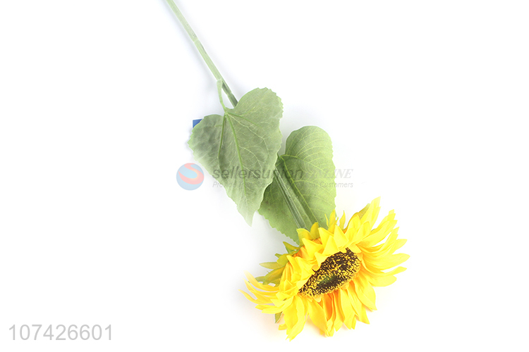 Factory direct sale home wedding decoration artificial flower fake sunflower