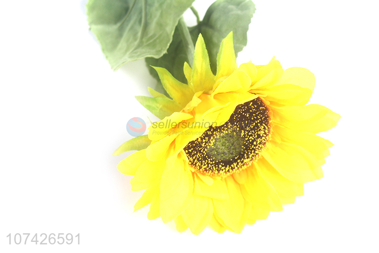 Hot products room tabletop decoration fake sunflower cloth sunflower