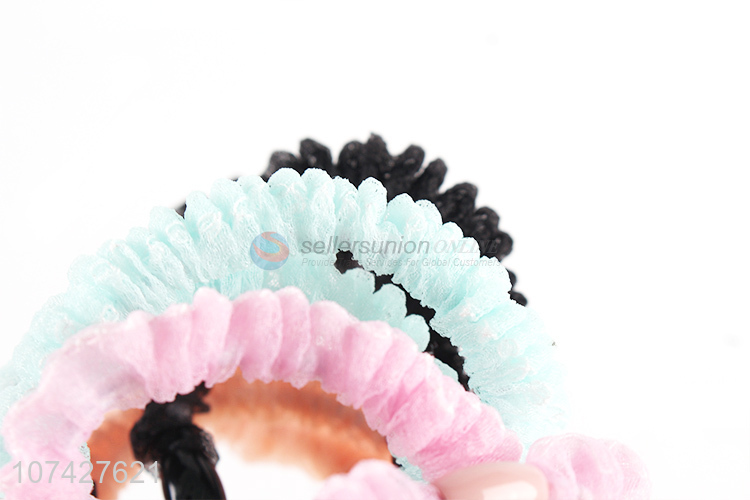 Fashion Style Elastic Hair Band Colorful Hair Rope