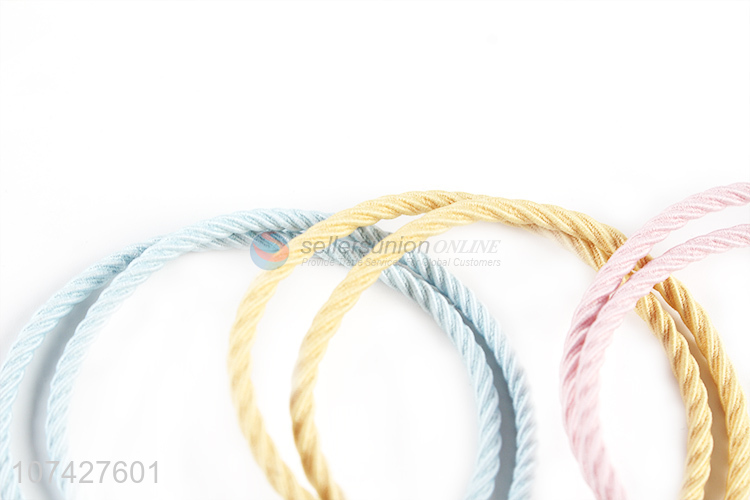 Hot Selling Colorful Hair Band Elastic Hair Rope