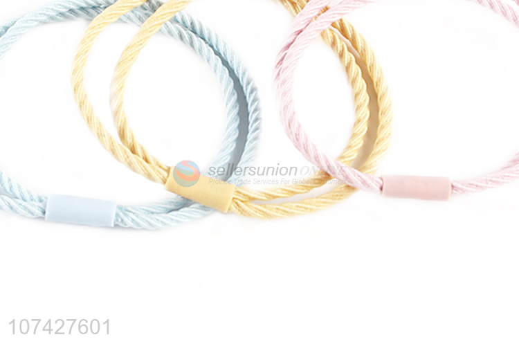 Hot Selling Colorful Hair Band Elastic Hair Rope