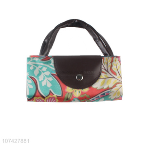 High Quality Colorful Foldable Handbag Portable Shopping Bag