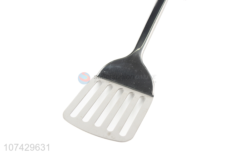 Factory price stainless steel kitchen cooking slotted turner