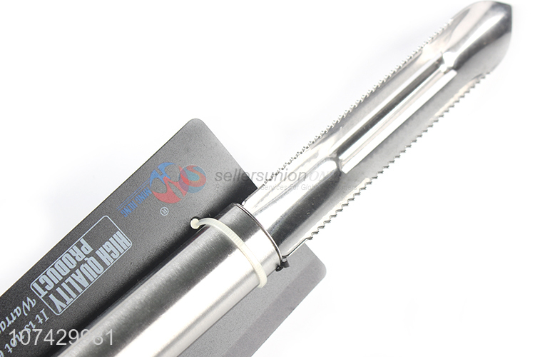 Low price long stainless steel vegetable & fruit peeler kitchen supplies