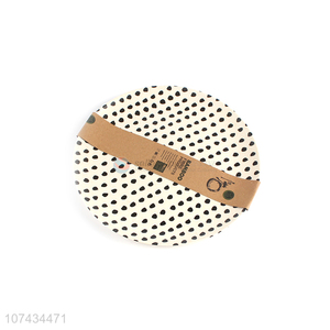 Wholesale Household <em>Bamboo</em> Fibre Round Dinner <em>Plate</em>
