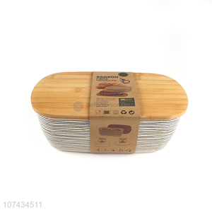 Best Sale Bamboo Fiber Bread Box Bento Lunch Box