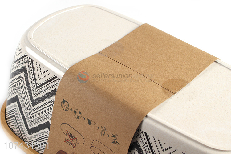 Good Sale Bamboo Fiber Bento Lunch Box Bread Box