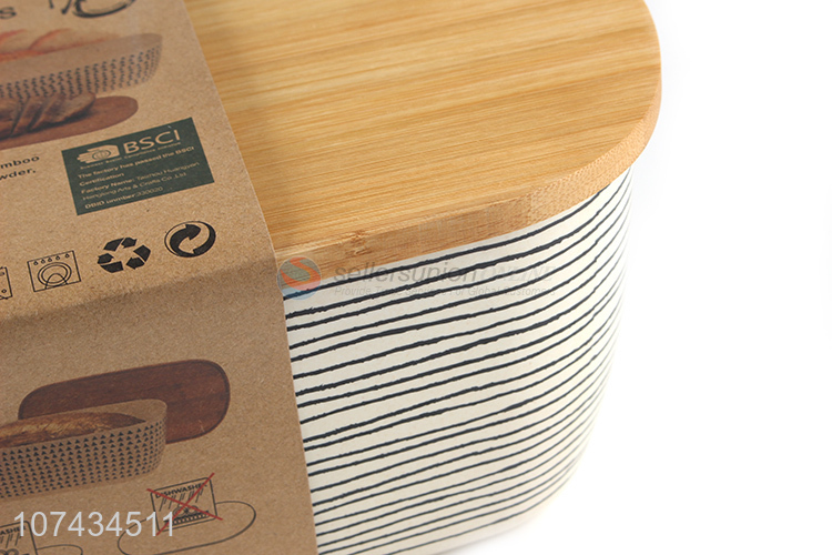 Best Sale Bamboo Fiber Bread Box Bento Lunch Box