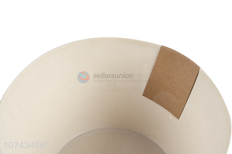 Wholesale Bamboo Fiber Tableware Round Salad Bowl