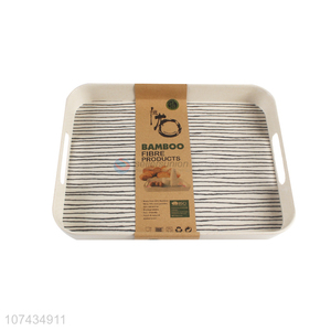 New Style Rectangle Bamboo Fibre <em>Salver</em> Best Food Tray