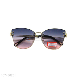 Good quality fashion gradient ladies sunglasses uv 400 sun glasses
