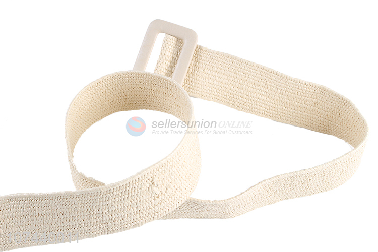 Factory direct sale wide ladies pu belt woven women pu belt