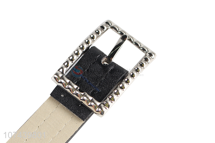 Popular products metal buckle women pu belt waist belt