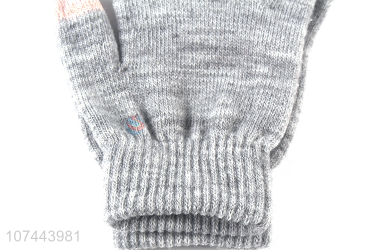 New Arrival Winter Warm Gloves Soft Five-Finger Gloves