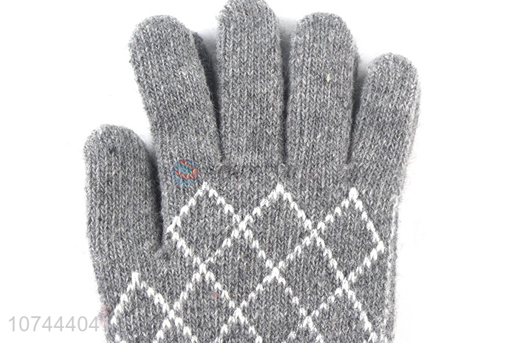 New Style Adult Knitted Gloves Fashion Winter Warm Gloves