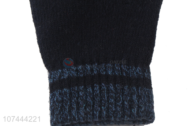 Best Selling Winter Warm Gloves Popular Five Finger Glove