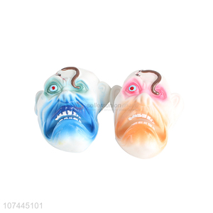 Hot selling mini <em>Halloween</em> monster <em>mask</em> finger puppet toy for kids