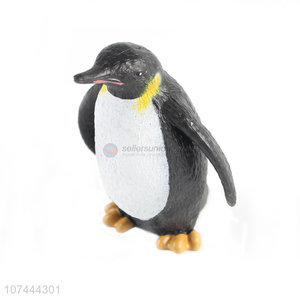 Factory price realistic animal model toy tpr penguin toy