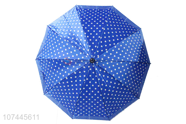 New Design Colorful Semi-Automatic Straight Umbrella