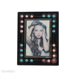 Newest Rectangle Glass Photo Frame With Plastic Back Stander