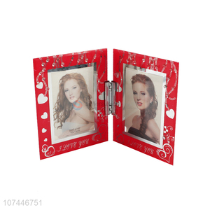 Unique Design Foldable Glass Photo Frame With Hinge