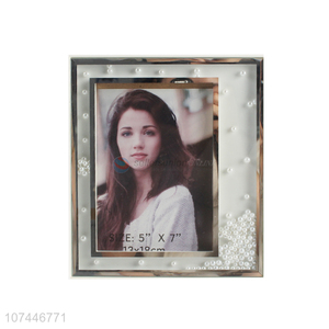 Best Selling Desktop Photo Frame With Pearls