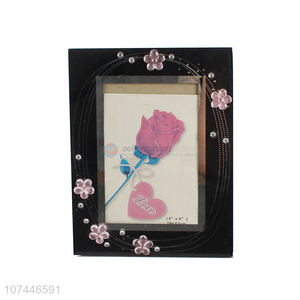 Fashion Home Decoration Rectangle Glass Photo Frame