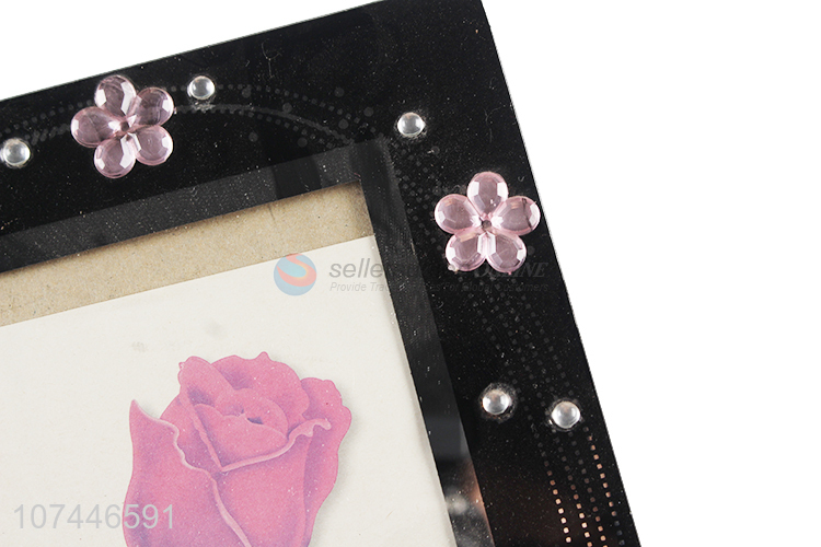 Fashion Home Decoration Rectangle Glass Photo Frame