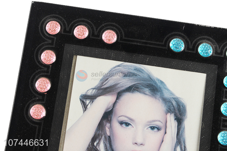 Newest Rectangle Glass Photo Frame With Plastic Back Stander
