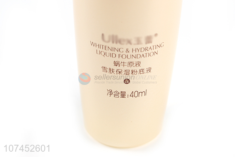 Top Selling 40Ml Snail Hyaluronic Acid Skin Care Liquid Foundation