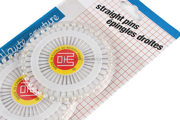 Custom White Pearl Head Sewing Straight Pins Set