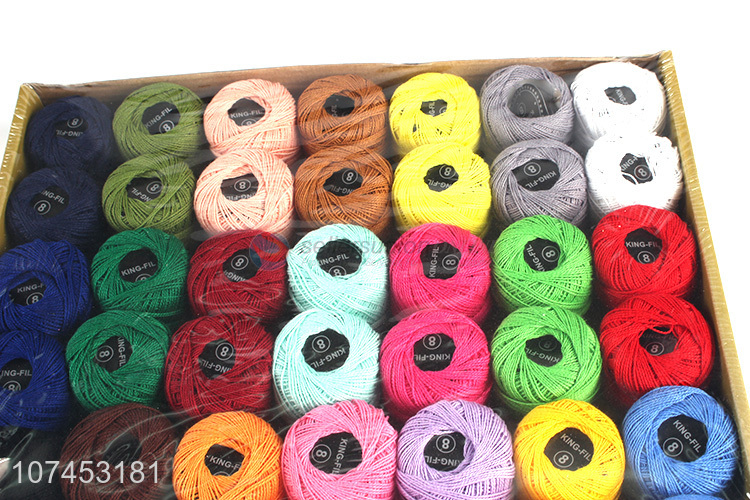 Diy Crochet Cotton Thread Sewing Thread Embroidery Thread