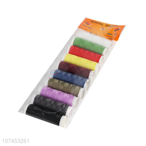 Wholesale 10 Pieces Mixed Color Sewing Thread Set