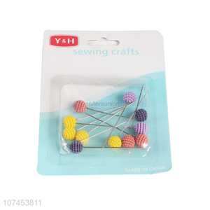 Creative Design 10 Pieces Waxberry Head Sewing Straight Pins
