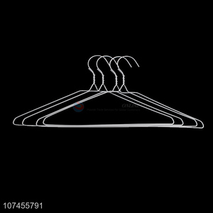 Factory price 16 inch metal wire clothes hanger for shirts storage & display