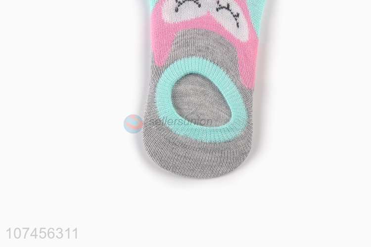 Best sale cute animal pattern women ankle sock