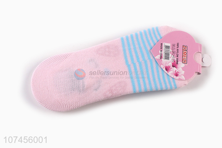 Lovely design custom women non show low cut sock