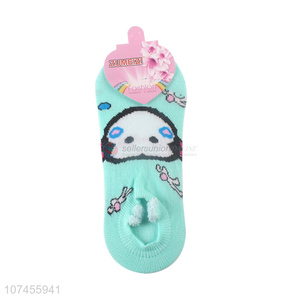 Suitable price cartoon ladies invisible socks boat sock