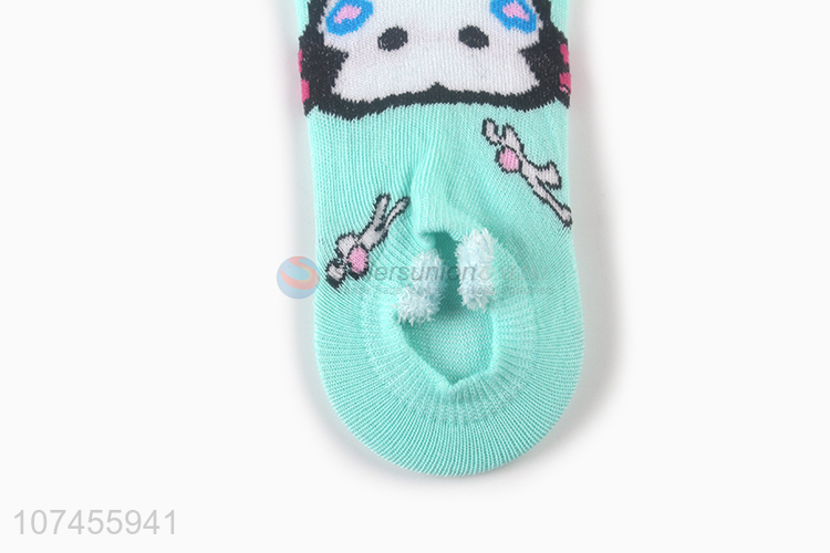 Suitable price cartoon ladies invisible socks boat sock