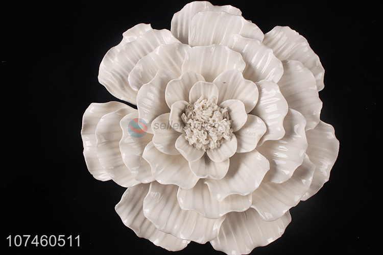 Wholesale Beautiful Simulation Flower Ceramic Decorative Crafts