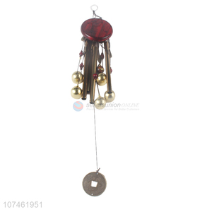 Competitive price indoor decoration wooden wind chimes ancient coin wind bell