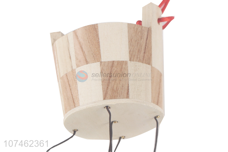 Latest style hanging ornaments wooden bucket wind chimes creative windbell