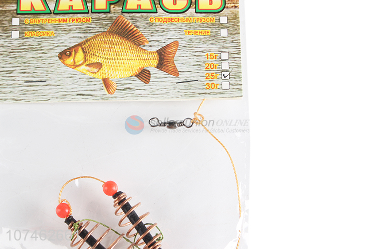 Delicate Design Plastic Fishing Bait Feeder Cage