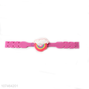 Factory direct sale PVC bracelet children cartoon bracelet