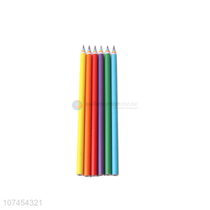 Fashion Design Rainbow Paper Pole Pencil Writing Pencil